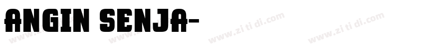angin senja字体转换